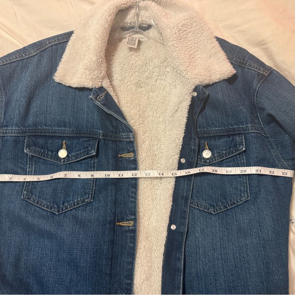 Outerknown Denim Sherpa Trench Coat - Picture 4 of 7